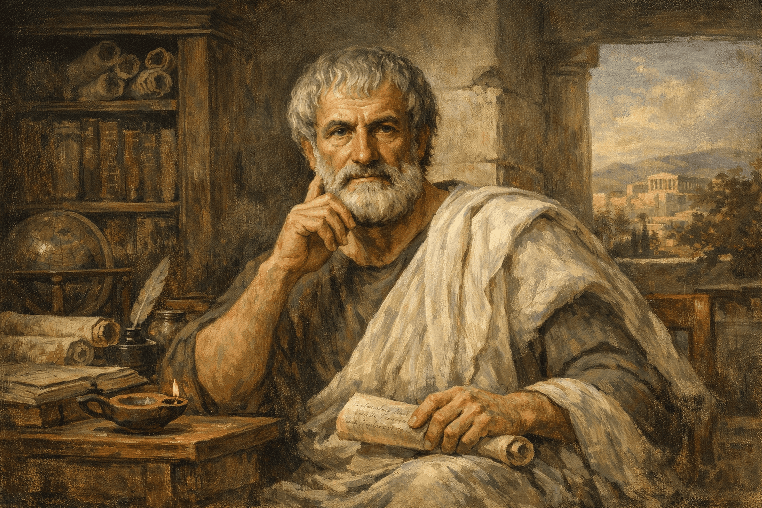 アリストテレスのイラスト