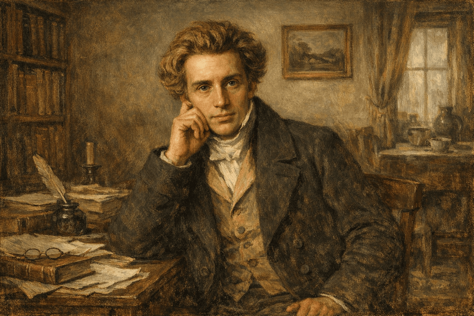 キルケゴールのイラスト