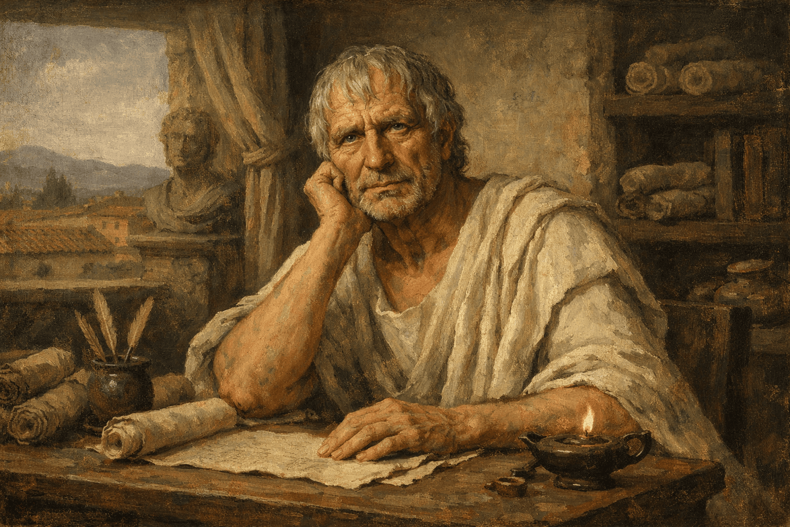 セネカのイラスト