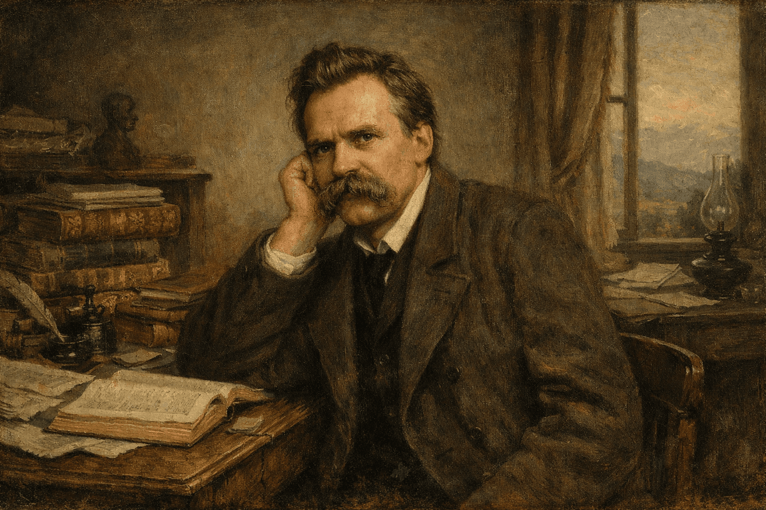 ニーチェのイラスト