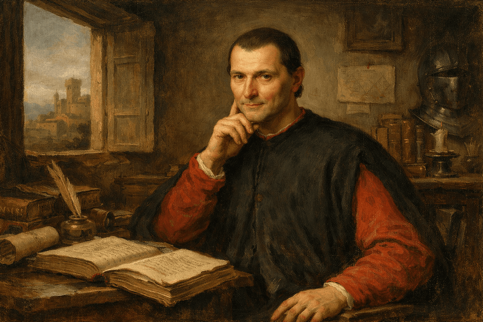 マキャベリのイラスト