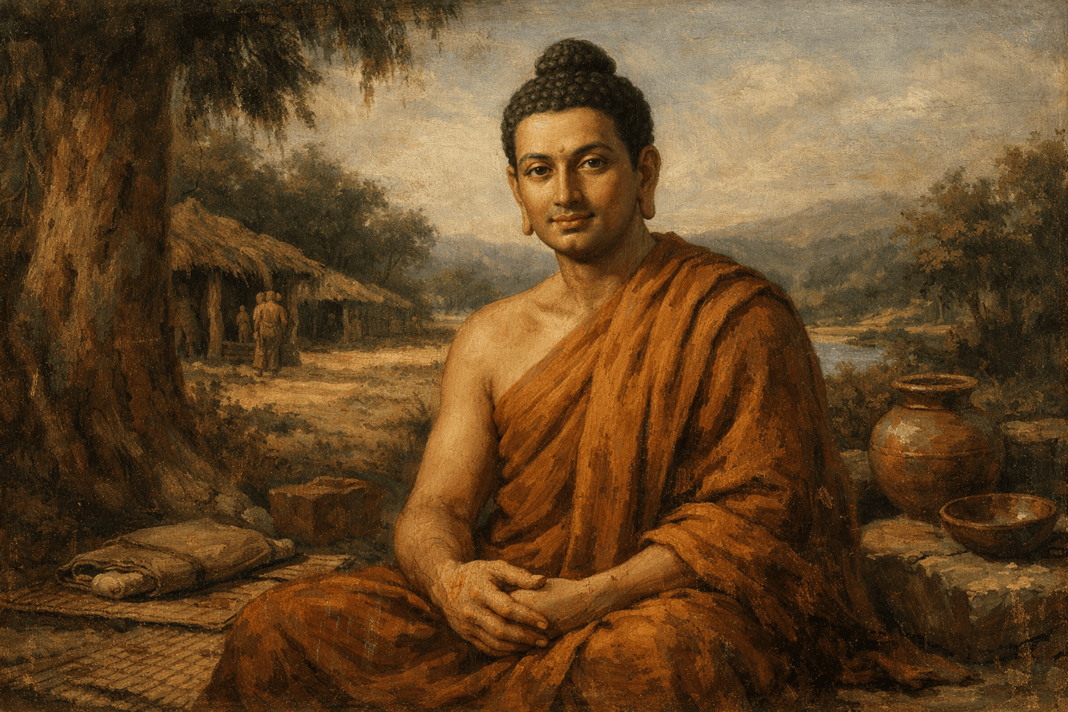 ブッダのイラスト