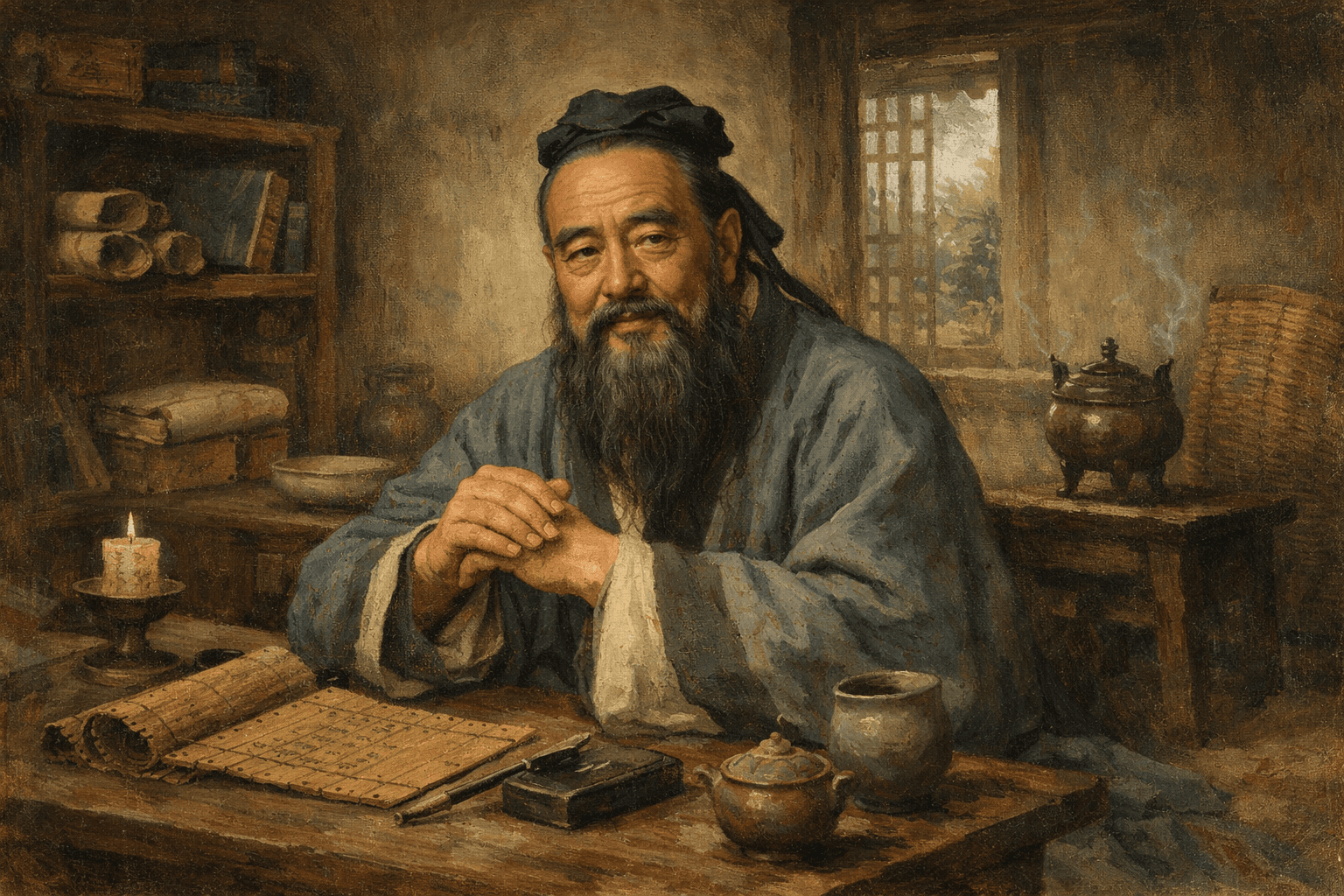 孔子のイラスト